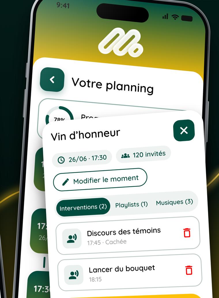 Capture de l'application MomentFlow