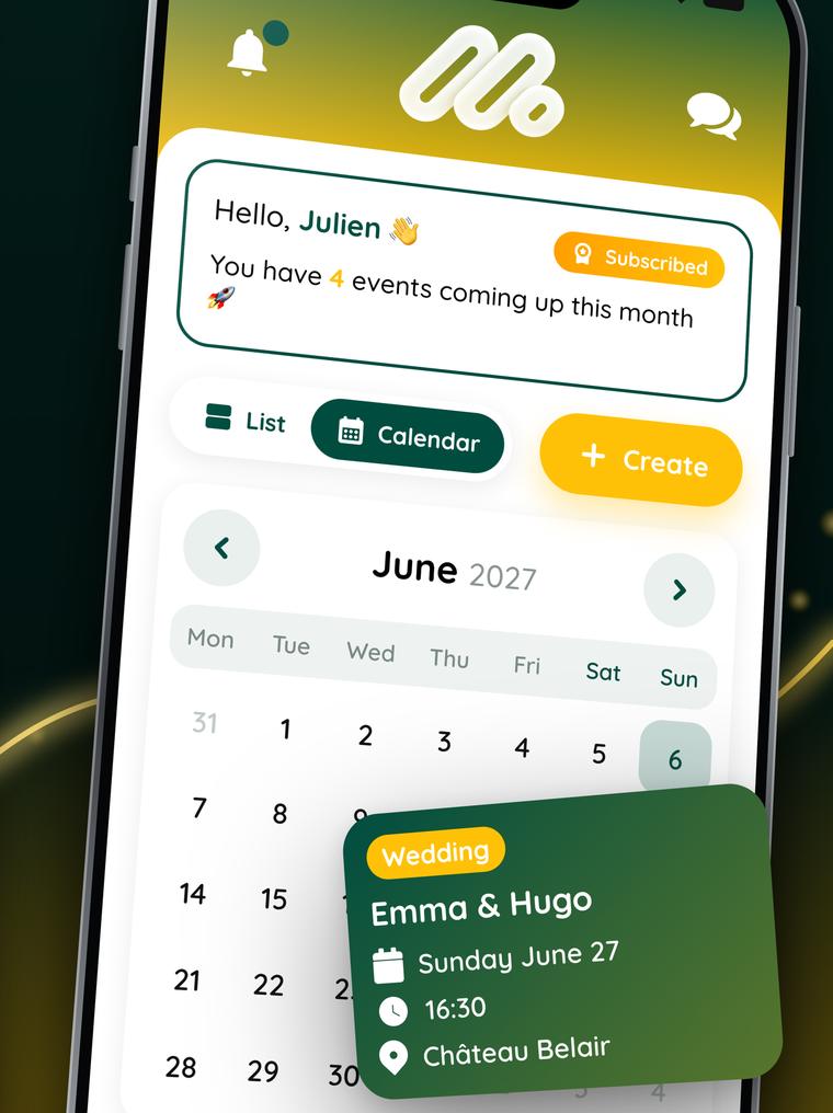Captura de la aplicación MomentFlow