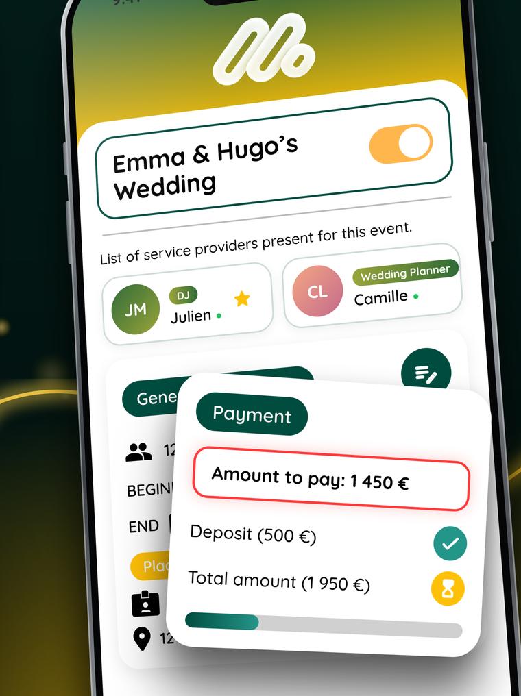 Captura de la aplicación MomentFlow
