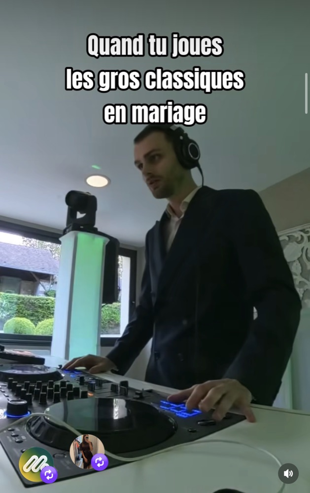 “When you play the big classics at a wedding”